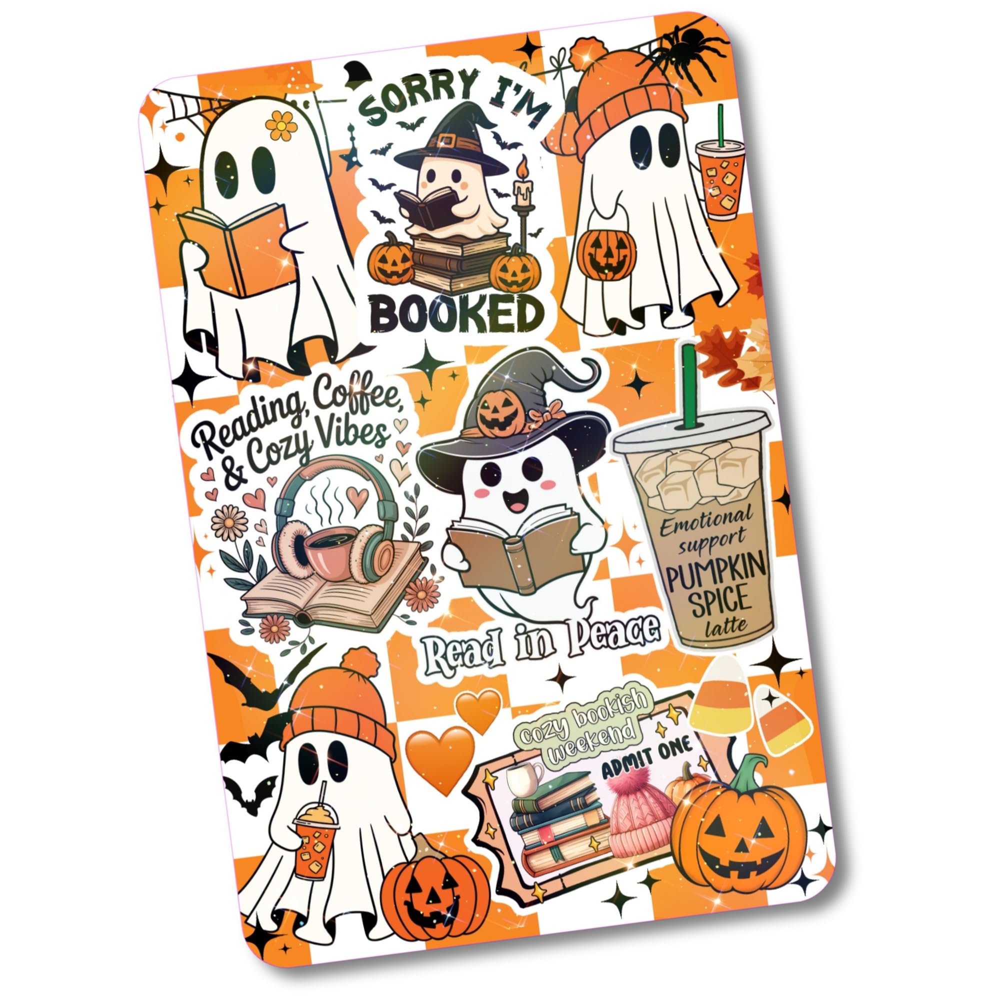 車のパーツ Amazon Kindle Amazon.com: Fall Halloween Kindle Insert | Autumn Bookish Insert
